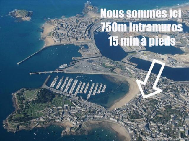 Studio Le Cosy Beach - Plage 50M - Rue Gratuite Saint-Malo Ngoại thất bức ảnh